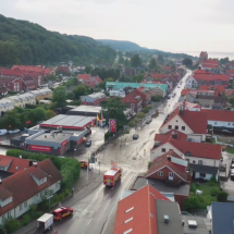 Fotograf John Magnusson Båstad drönarefotograf repotage nyhetsrepotage tv4 svt expressen hellsingborgsdagblad översvämning extremväder extremväder i sverige räddningstjänst sverige fotograf nyhetsuppdrag 